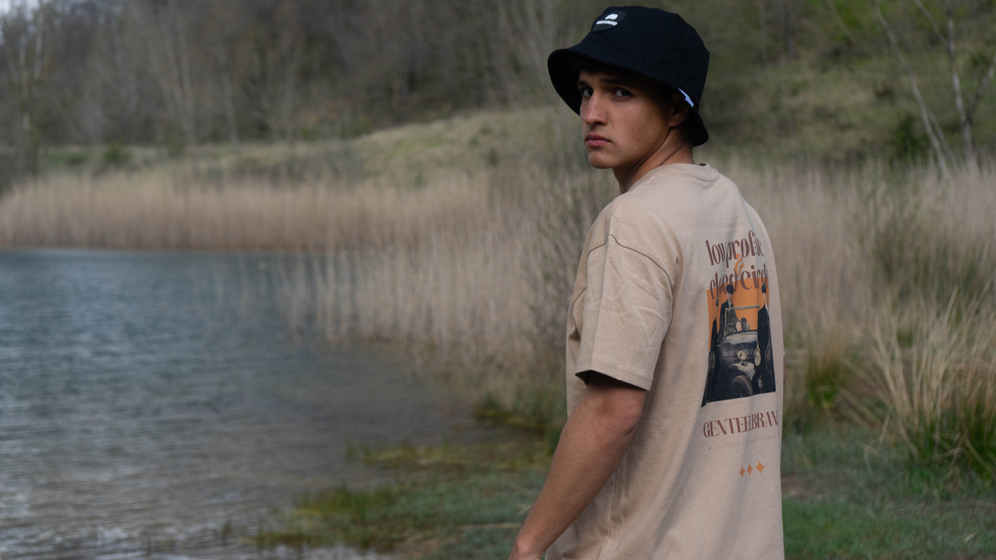 BEIGE CAR T-SHIRT