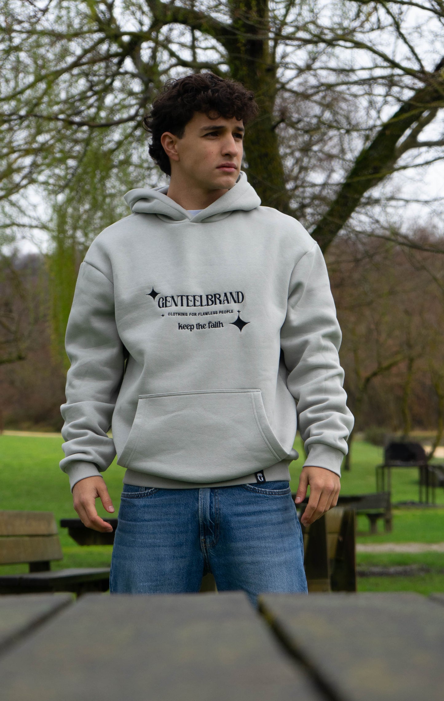 GREY PREMIUM HOODIE